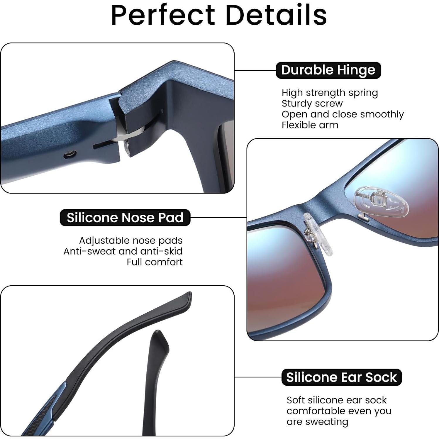 Gafas de sol polarizadas DUCO DC8207 ligeras UV400