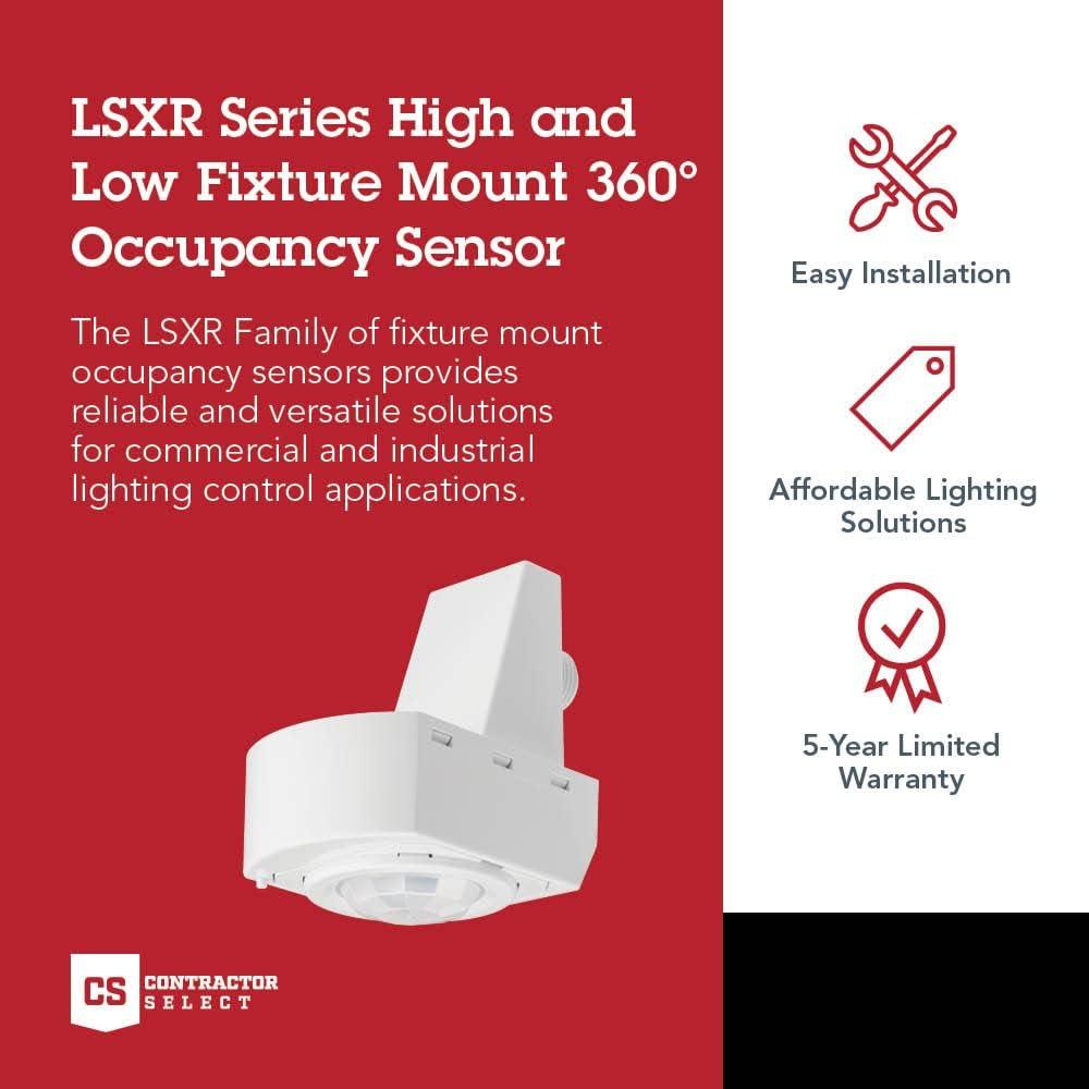 Sensor de Movimiento PIR Interior SensorSwitch LSXR 360°