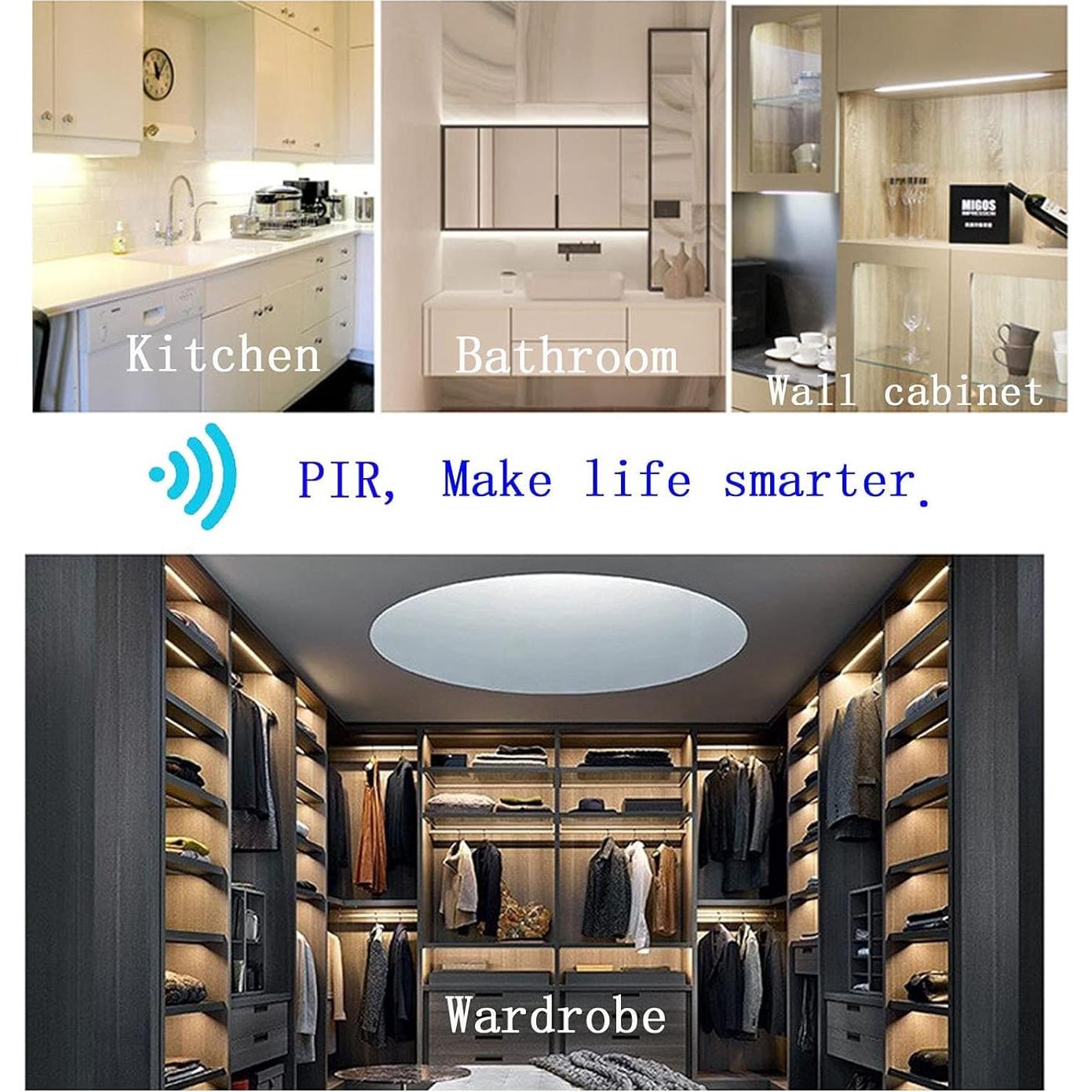 Interruptor de Sensor de Movimiento PIR HCSM 3 Piezas 1037