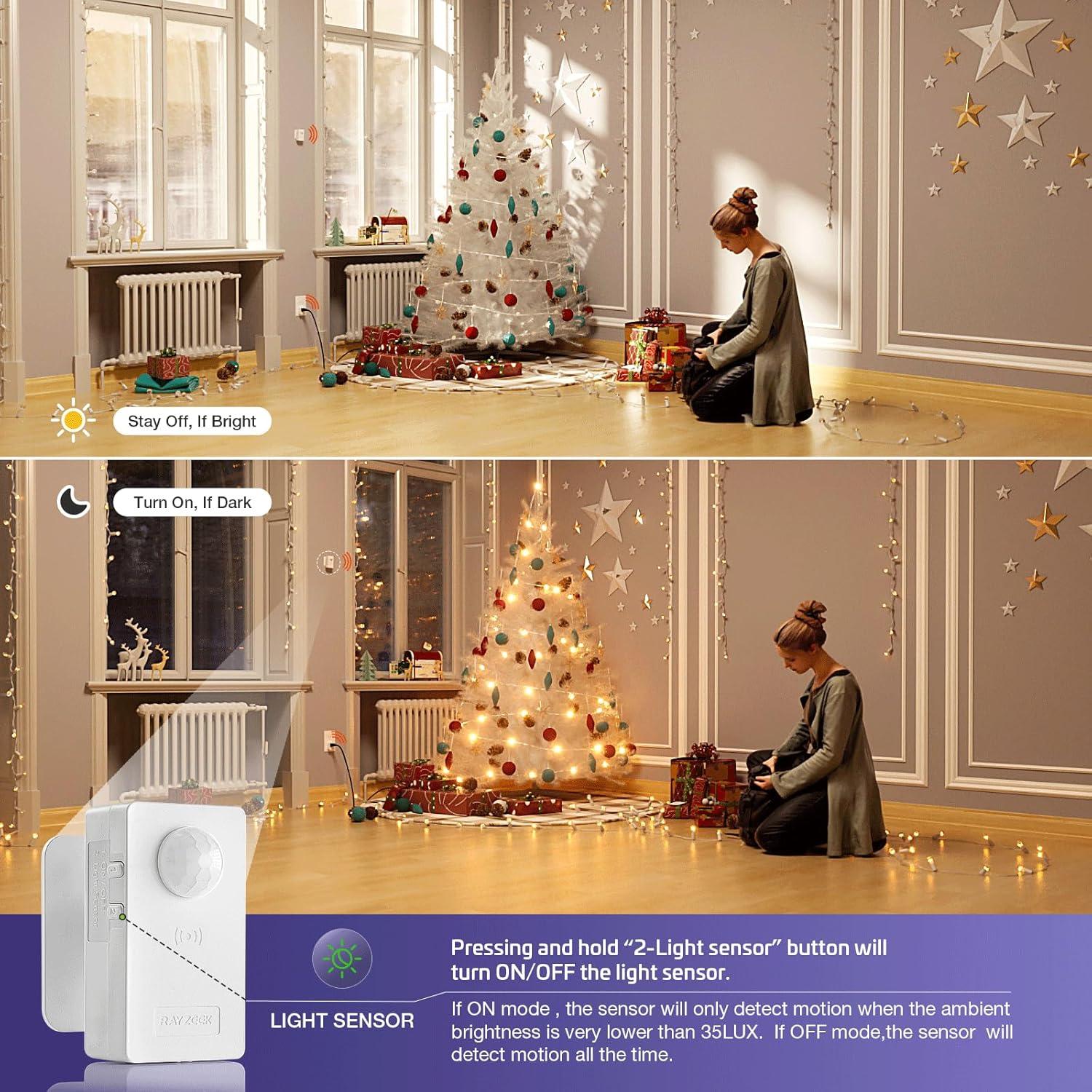 Kit Enchufe Inalámbrico con Sensor de Movimiento RAYZEEK 10A