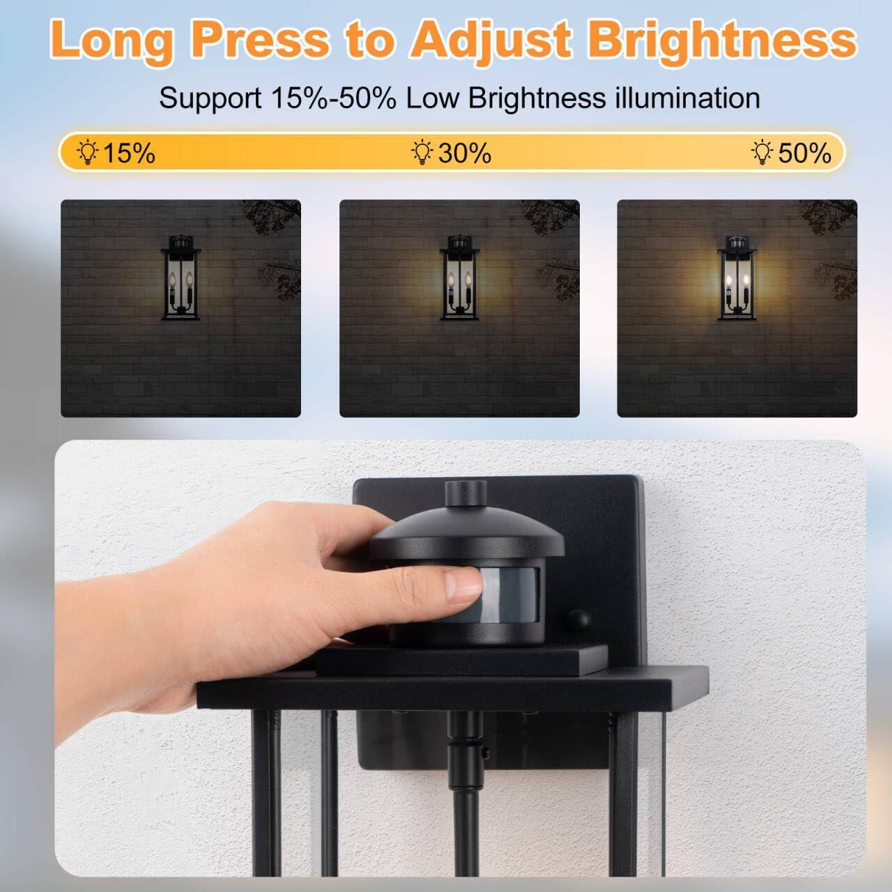 Aplique Exterior SIAFAVOI con Sensor de Movimiento 40.64 cm 2-Pack