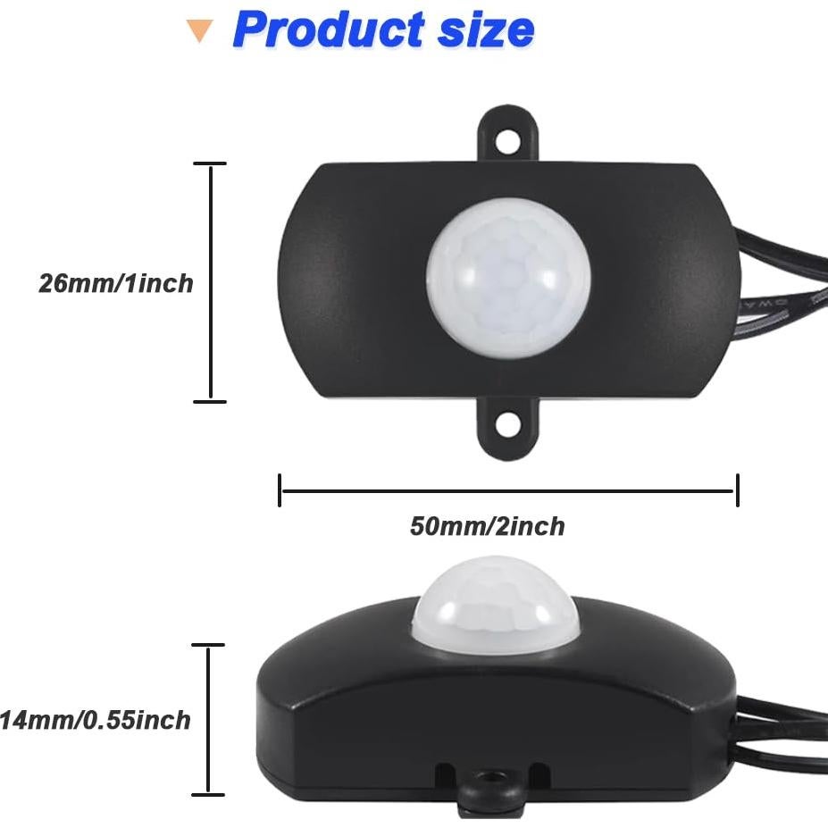 Interruptor de Sensor de Movimiento PIR USB 5V DKARDU - 2 Paquete