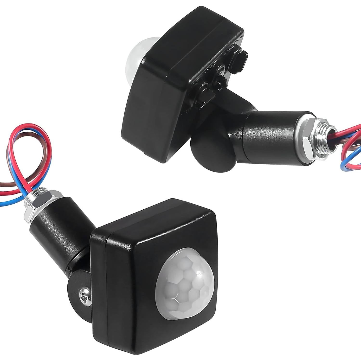 Sensor de Movimiento PIR AITIAO 2PCS Ajustable 6-8M