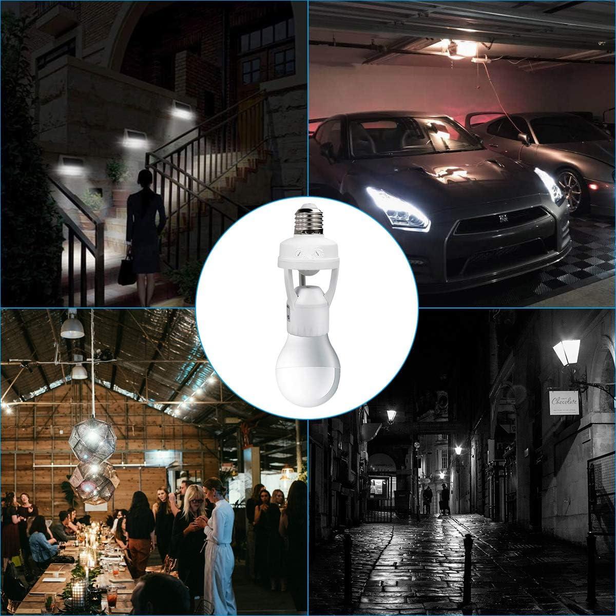 Adaptador de Bombilla con Sensor de Movimiento Toplimit E26/E27