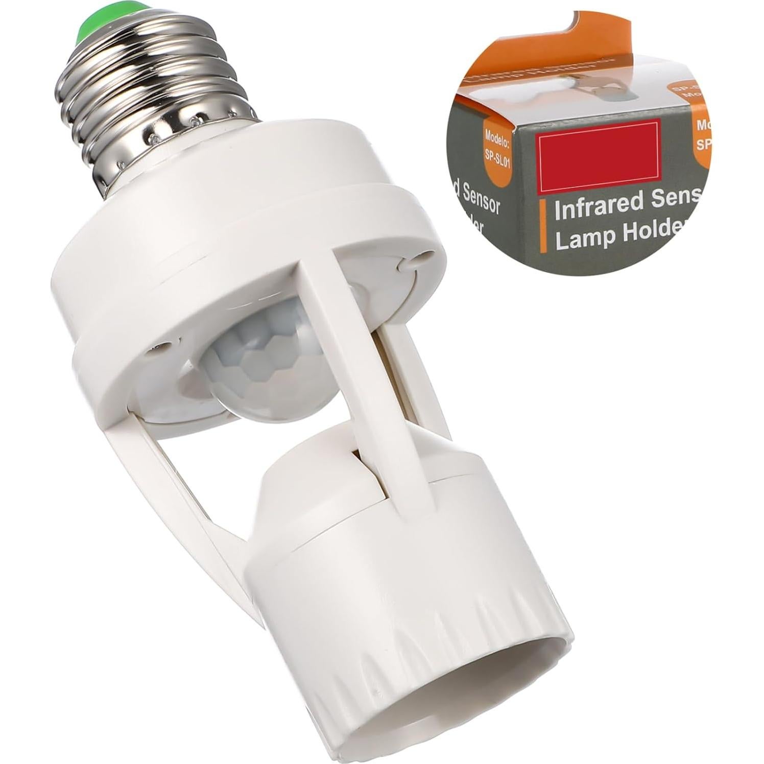 Lámpara LED Infrarroja Uonlytech E27 con Sensor de Movimiento