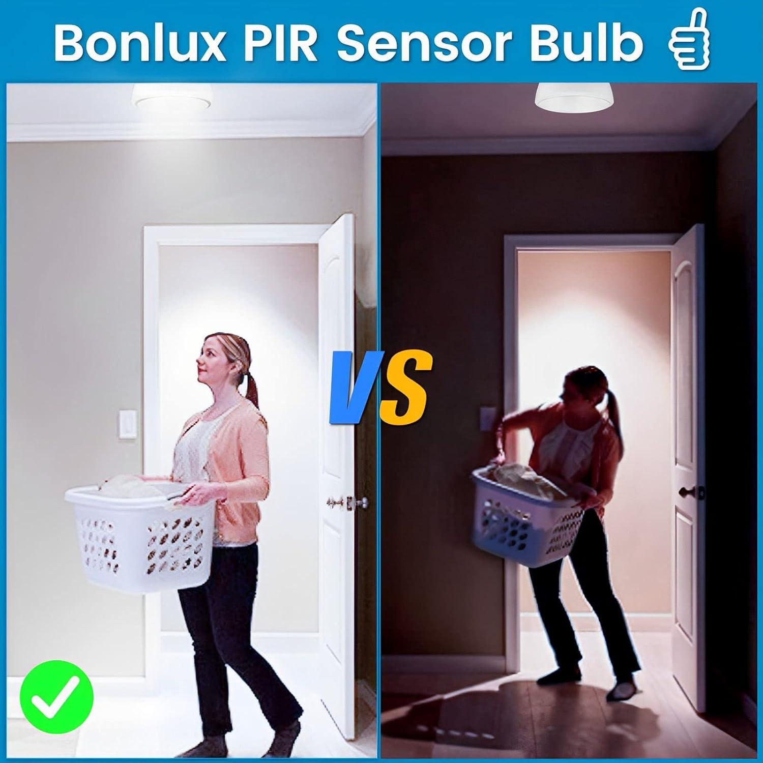 Luz de Techo LED Bonlux 15W con Sensor de Movimiento 6000K
