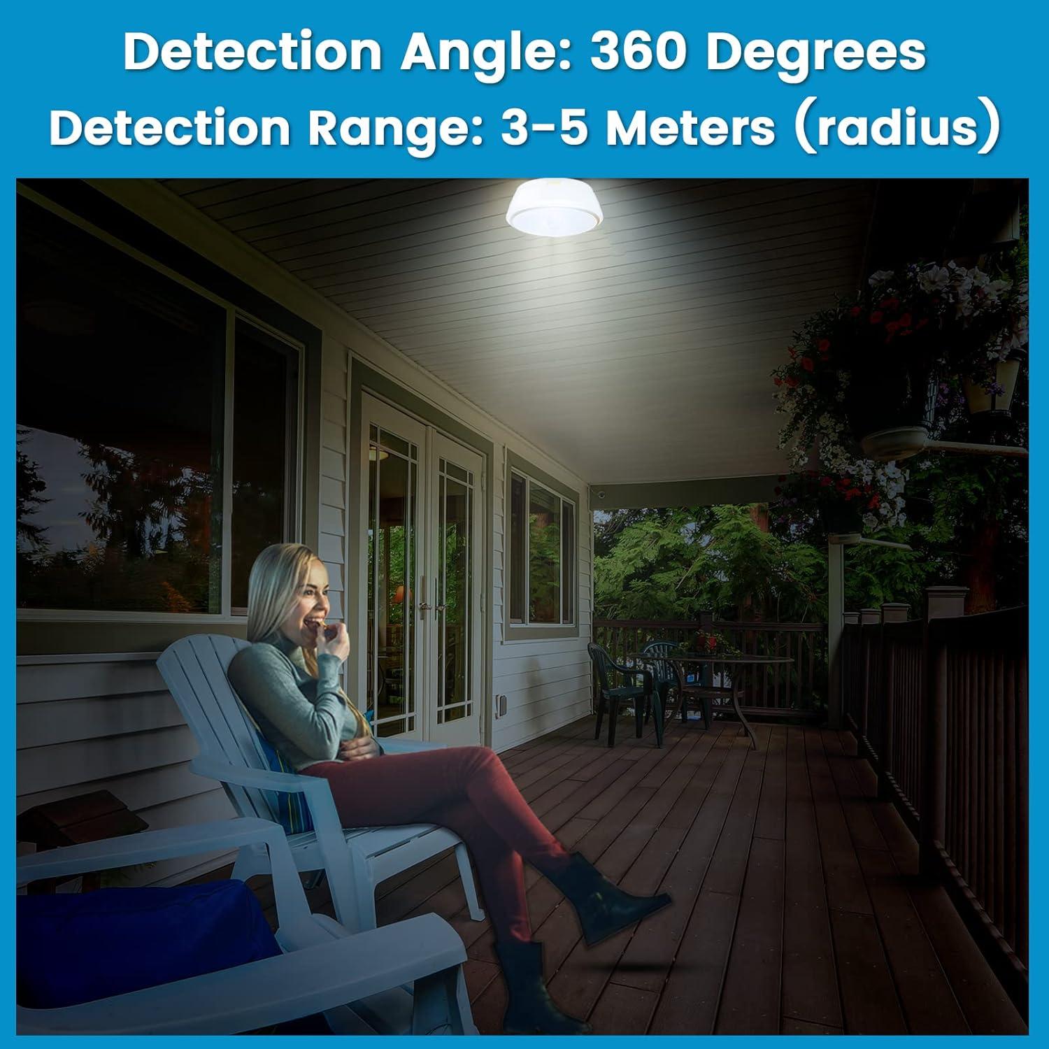 Luz de Techo LED Bonlux 15W con Sensor de Movimiento 6000K