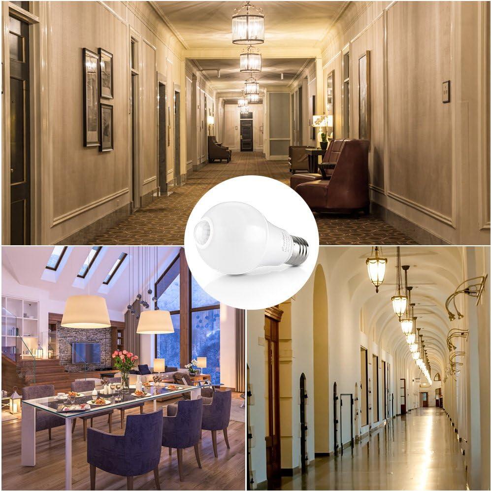 Bombillas LED Zanflare 12W E27 con Sensor de Movimiento 850LM
