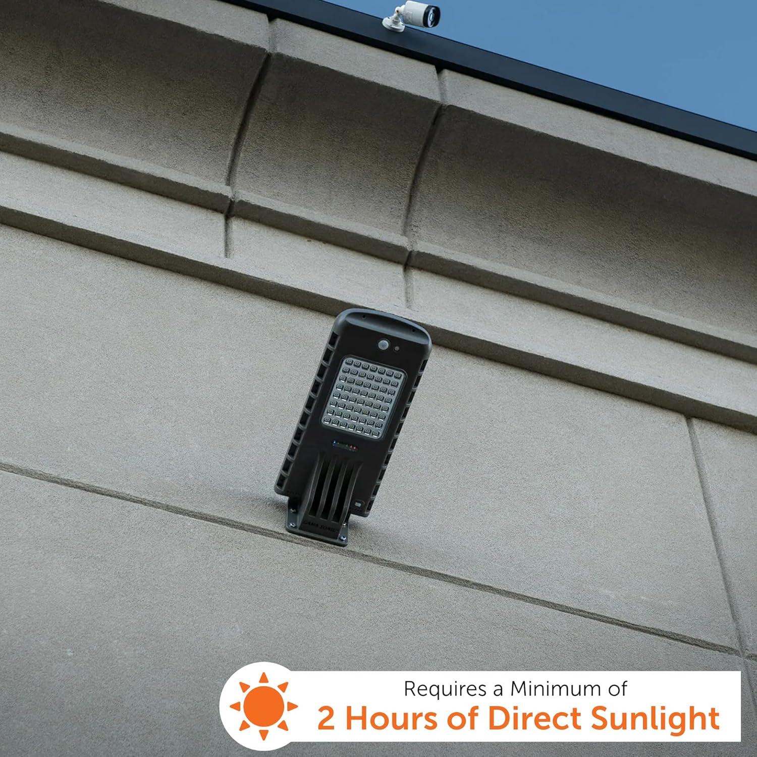 Luz Solar Exterior Gama Sonic 1620 Lúmenes con Sensor PIR