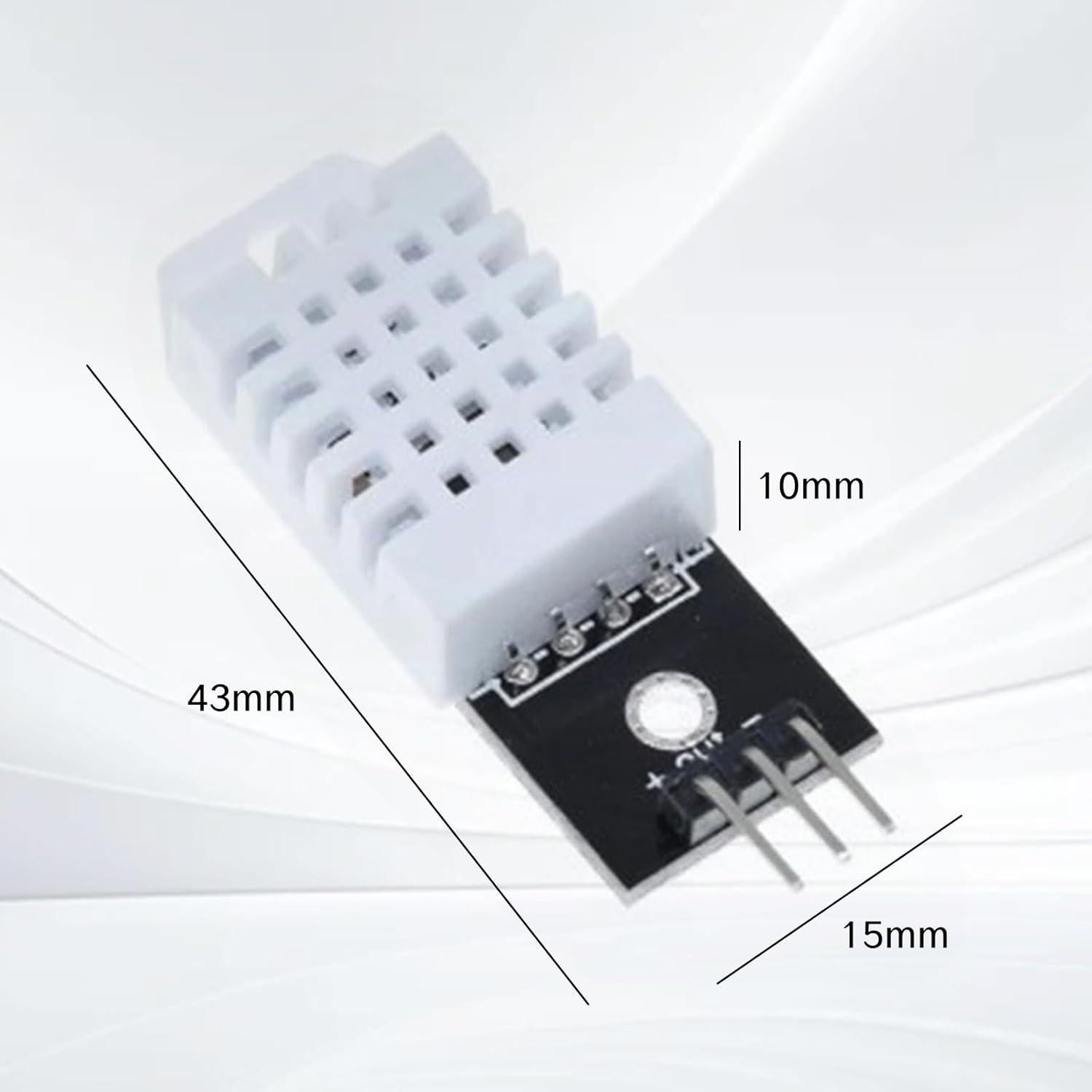 Sensor DHT22 NIIIYTYB Digital de Temperatura y Humedad 2PCS