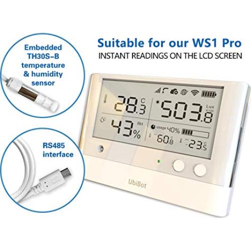 Sonda Externa UbiBot TH30S-B Temperatura y Humedad -40 a 80°C