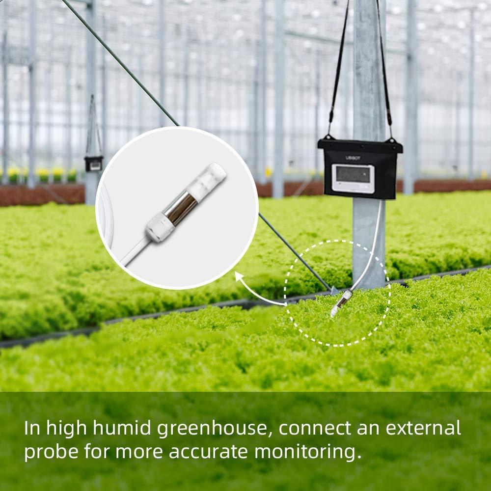 Sonda Externa UbiBot TH30S-B Temperatura y Humedad -40 a 80°C