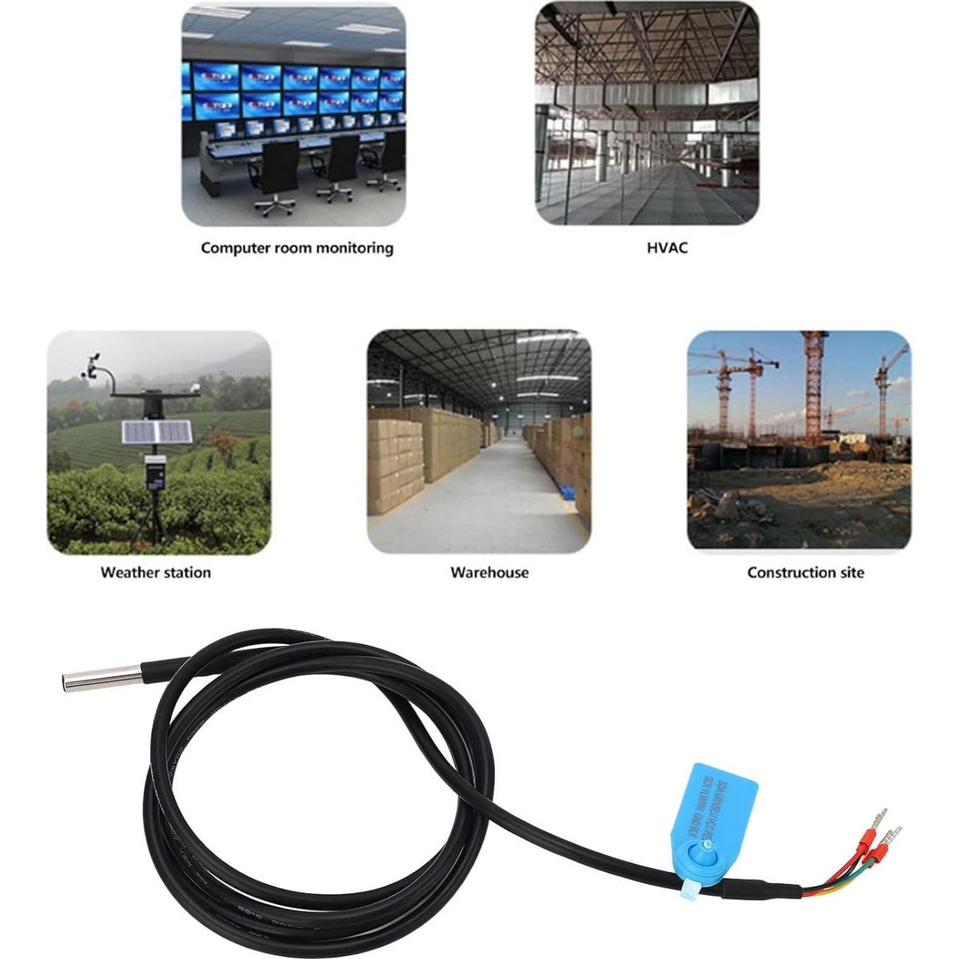 Sensor de Temperatura y Humedad del Suelo WALFRONT FS304 IP67