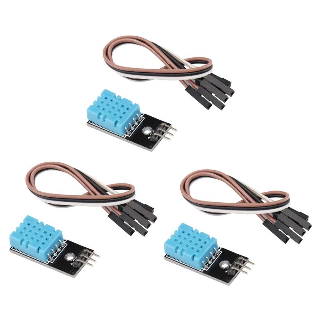 Módulo Sensor de Temperatura y Humedad DHT11 3PCS 0-50°C 20-90%RH