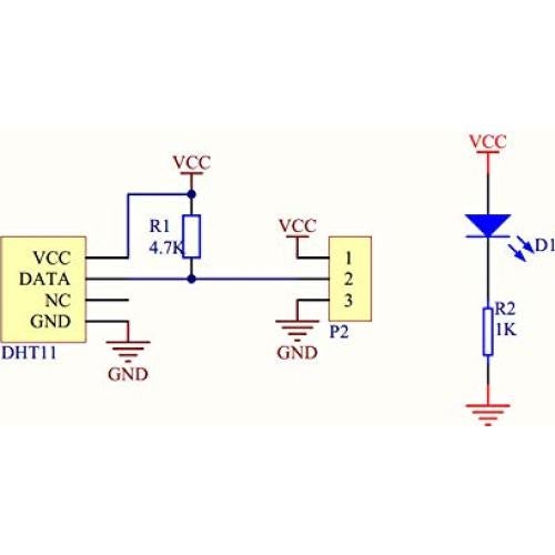 Módulo Sensor de Temperatura y Humedad DHT11 3PCS 0-50°C 20-90%RH