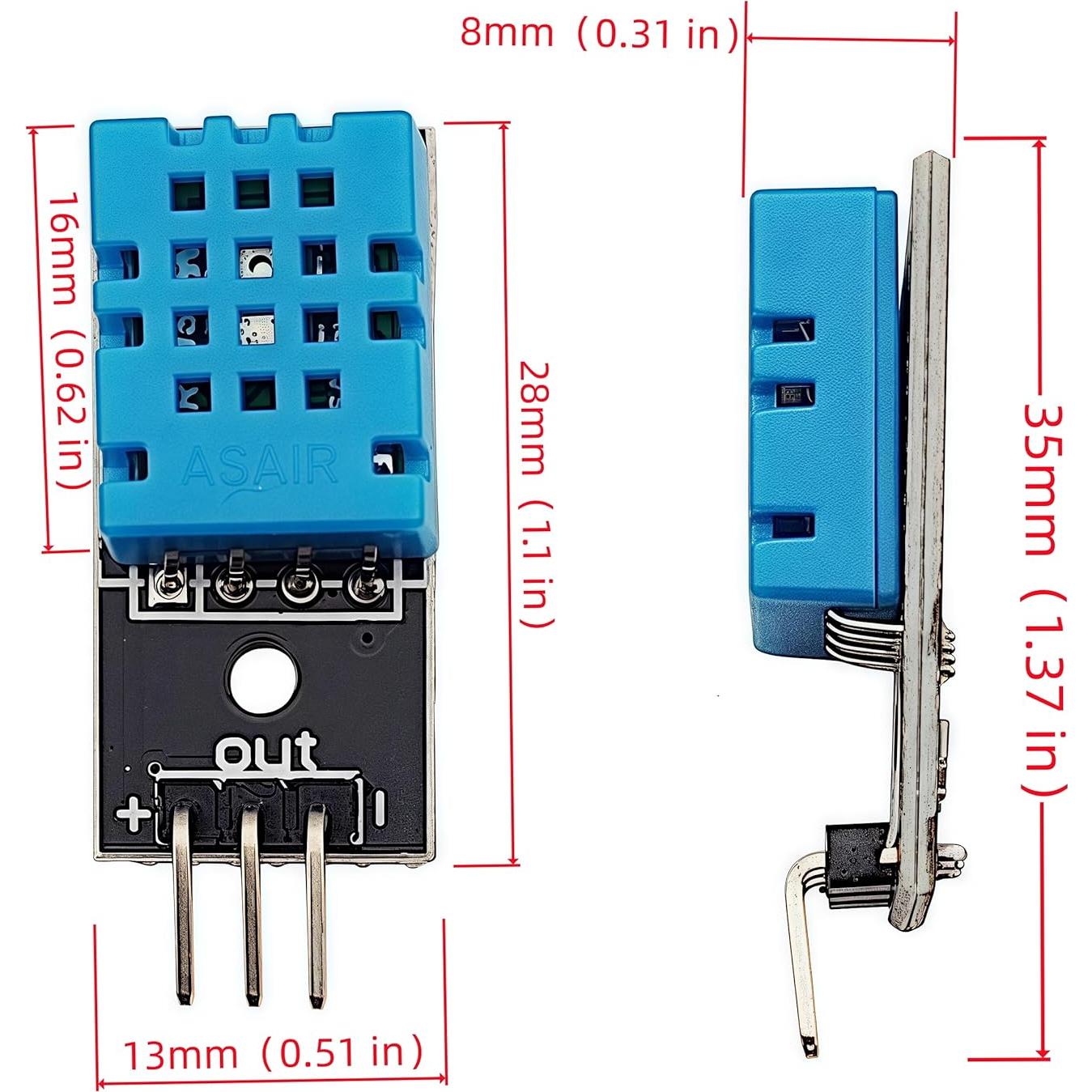 Sensor Digital de Temperatura y Humedad DHT11 Yuuhseel