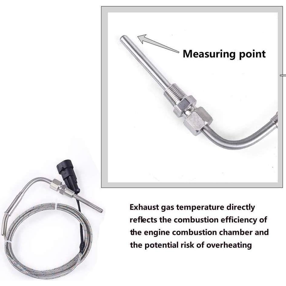 Sonda de termopar tipo K EGT ZHSYMX 0-1250°C para automóviles