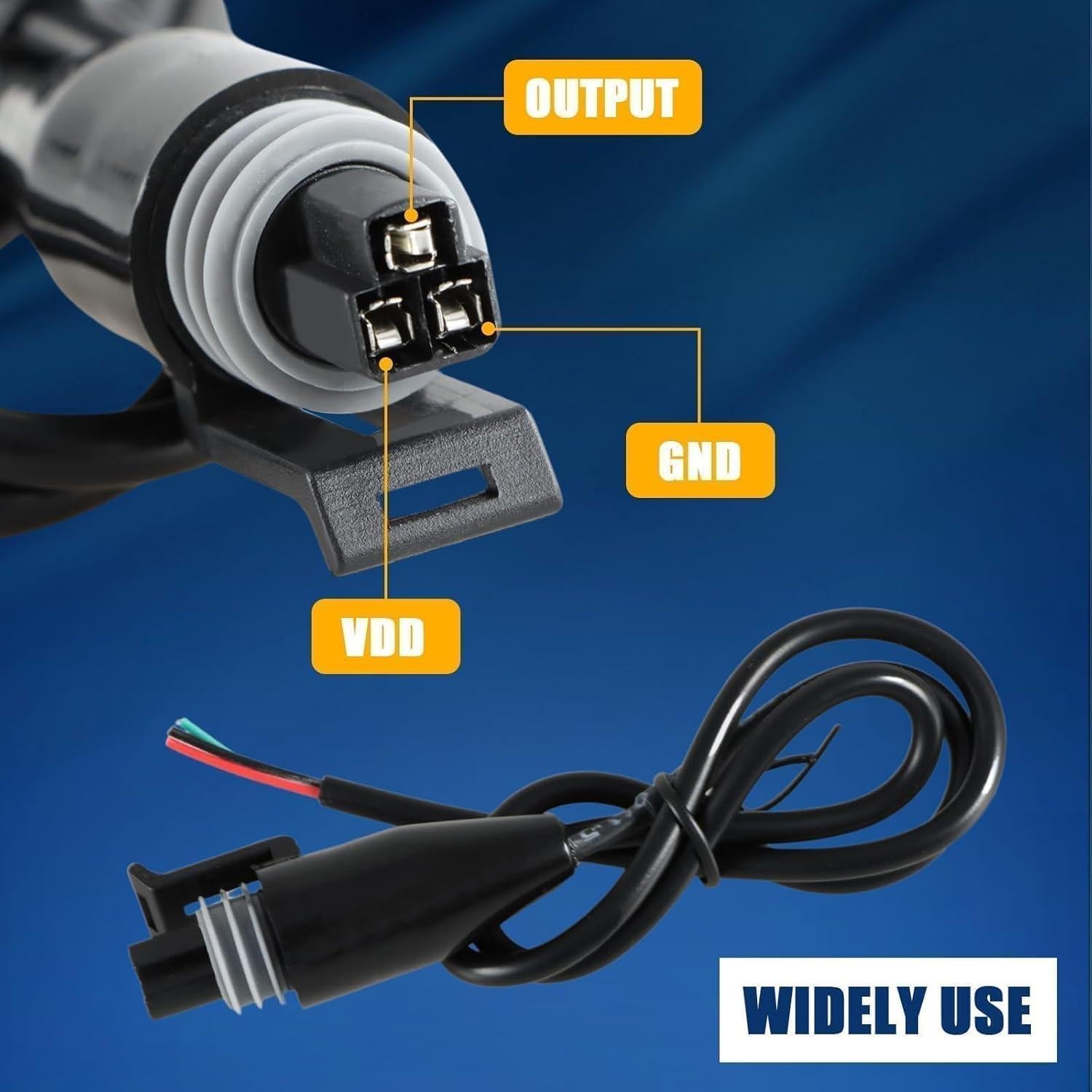 Transductor de Presión FUSCH 100 PSI Sensor Acero Inoxidable