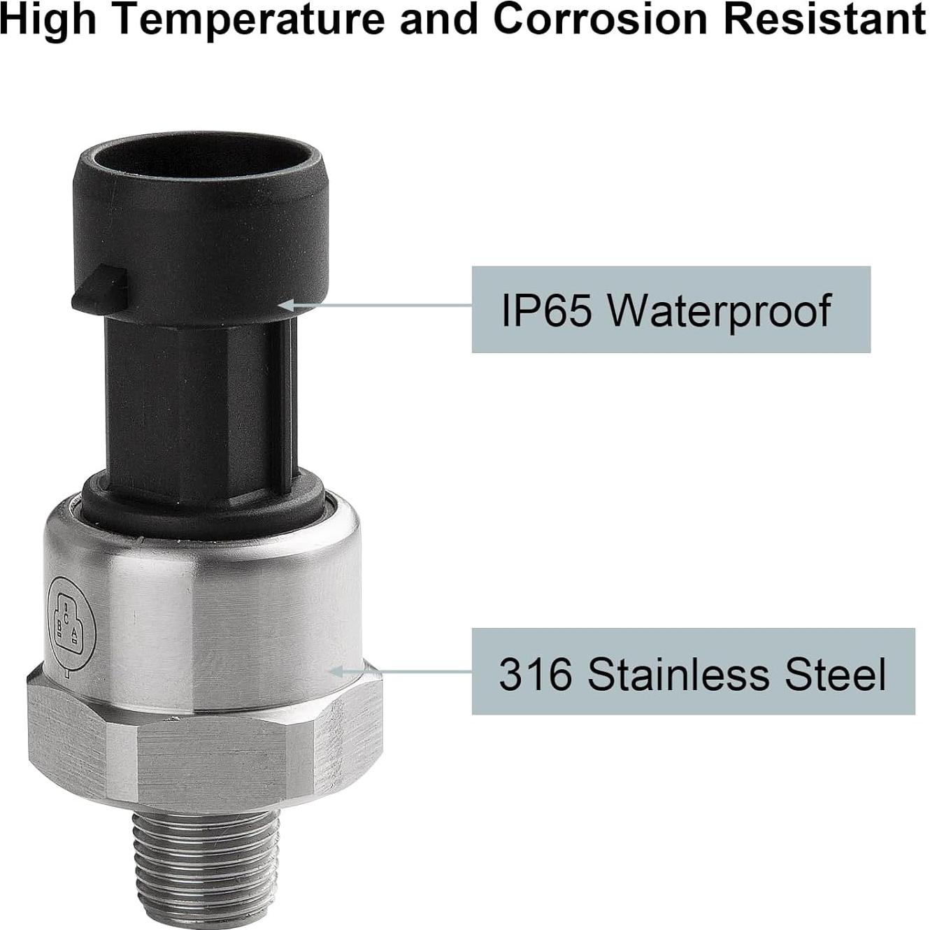 Transductor de Presión de Combustible Ronybuy 0-100 Psi NPT