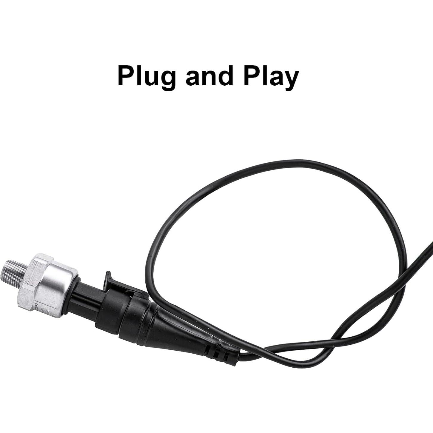 Transductor de Presión de Combustible Ronybuy 0-100 Psi NPT