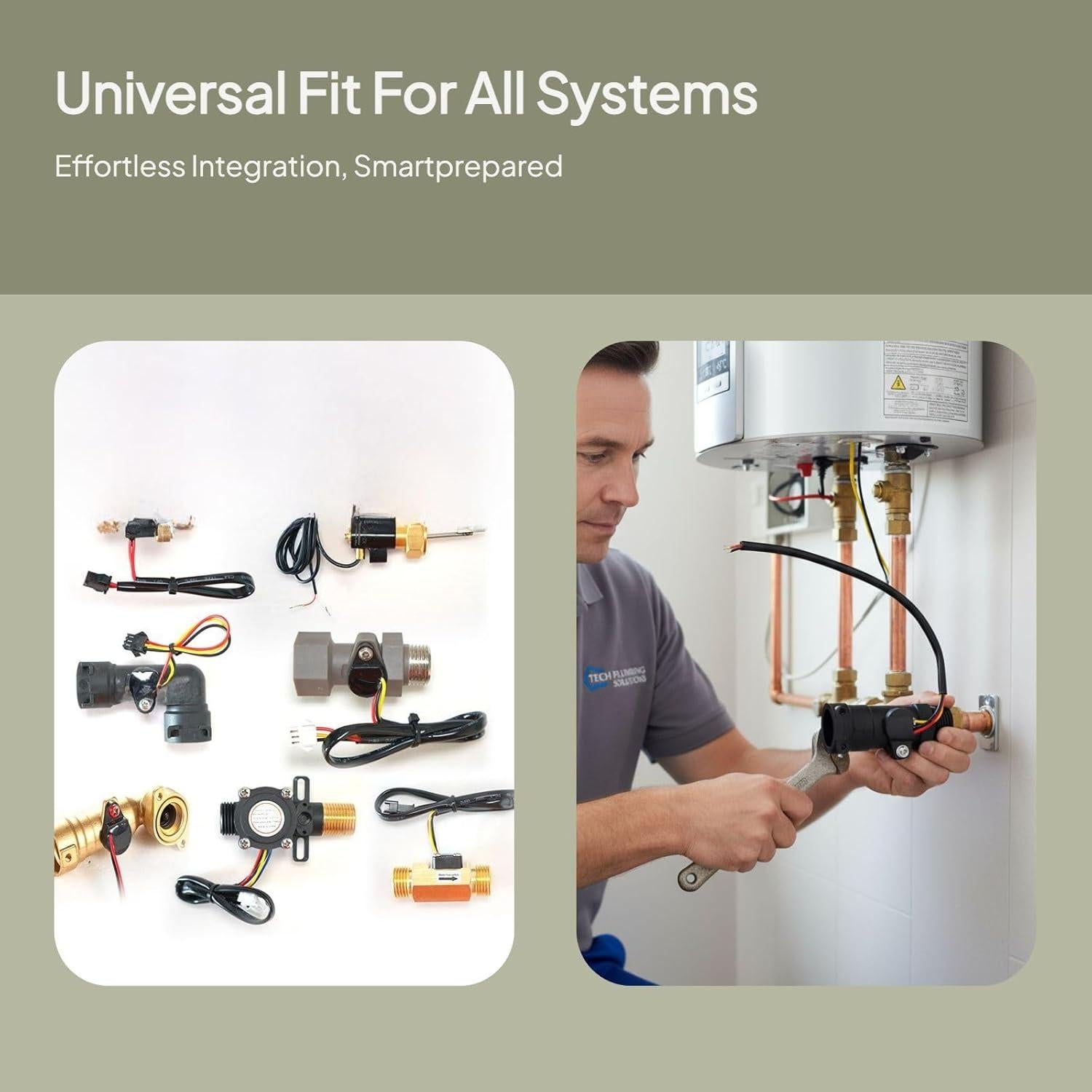 Interruptor de Flujo de Agua Efecto Hall 21x8.6cm