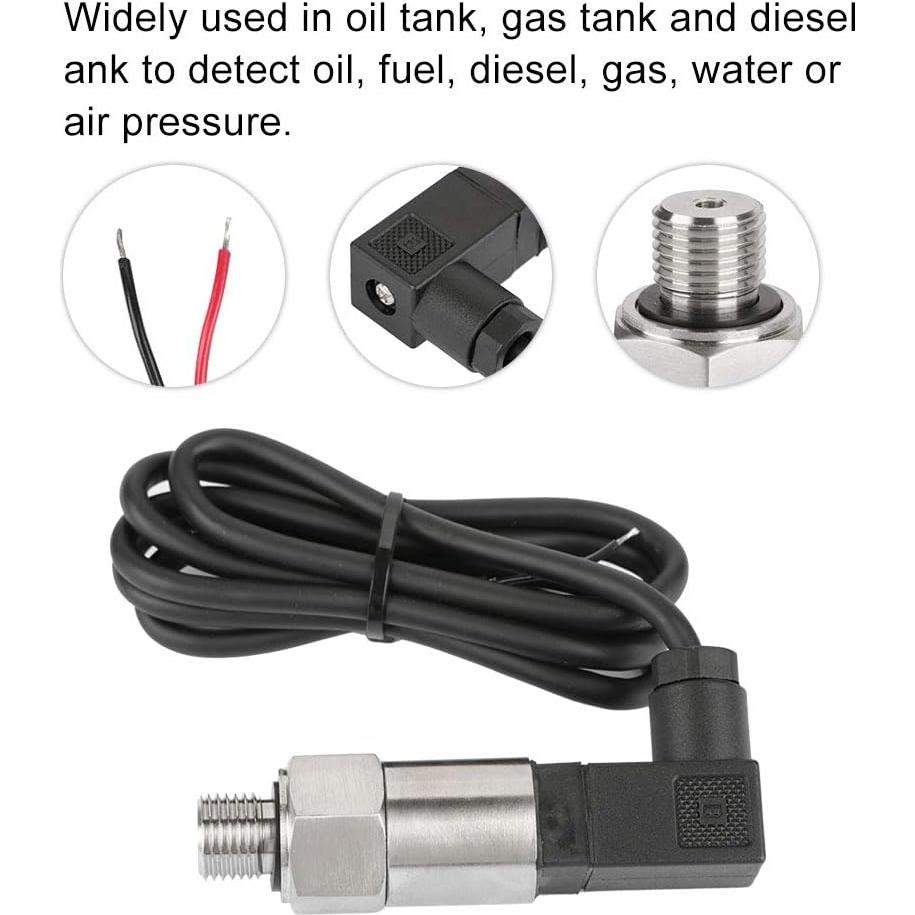 Transductor de Presión Yosoo G1/4 0-1.6MPa para Agua y Gas