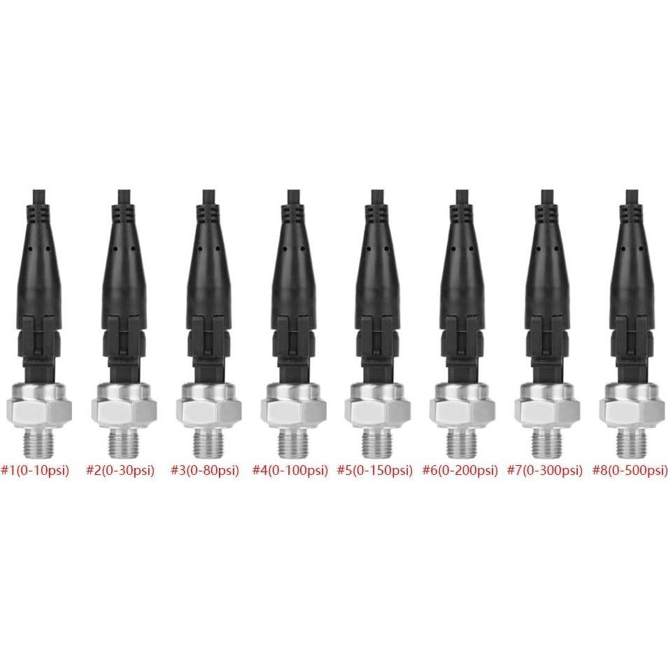 Transductor de Presión Eujgoov 0-10 PSI Acero Inoxidable