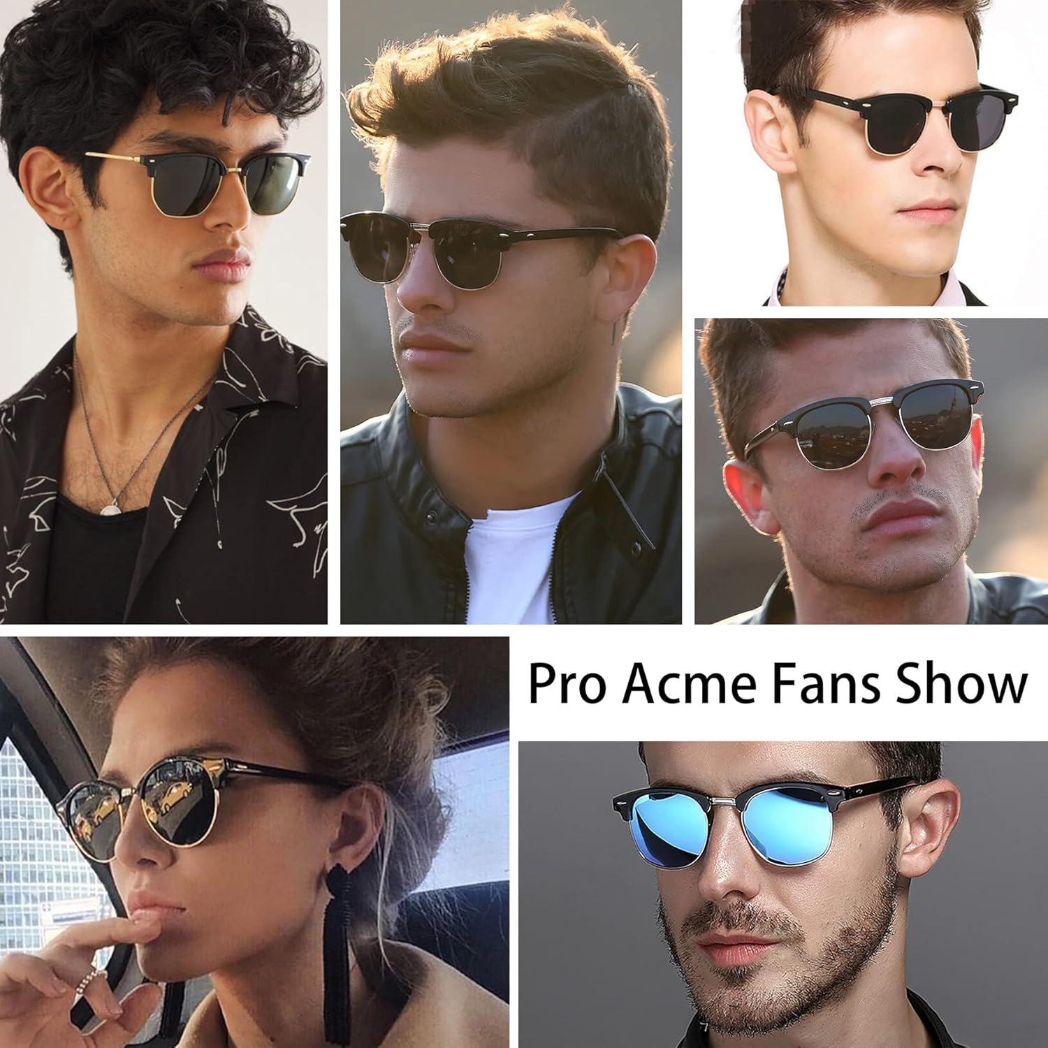 Gafas de sol polarizadas Pro Acme UV 400 unisex con estuche