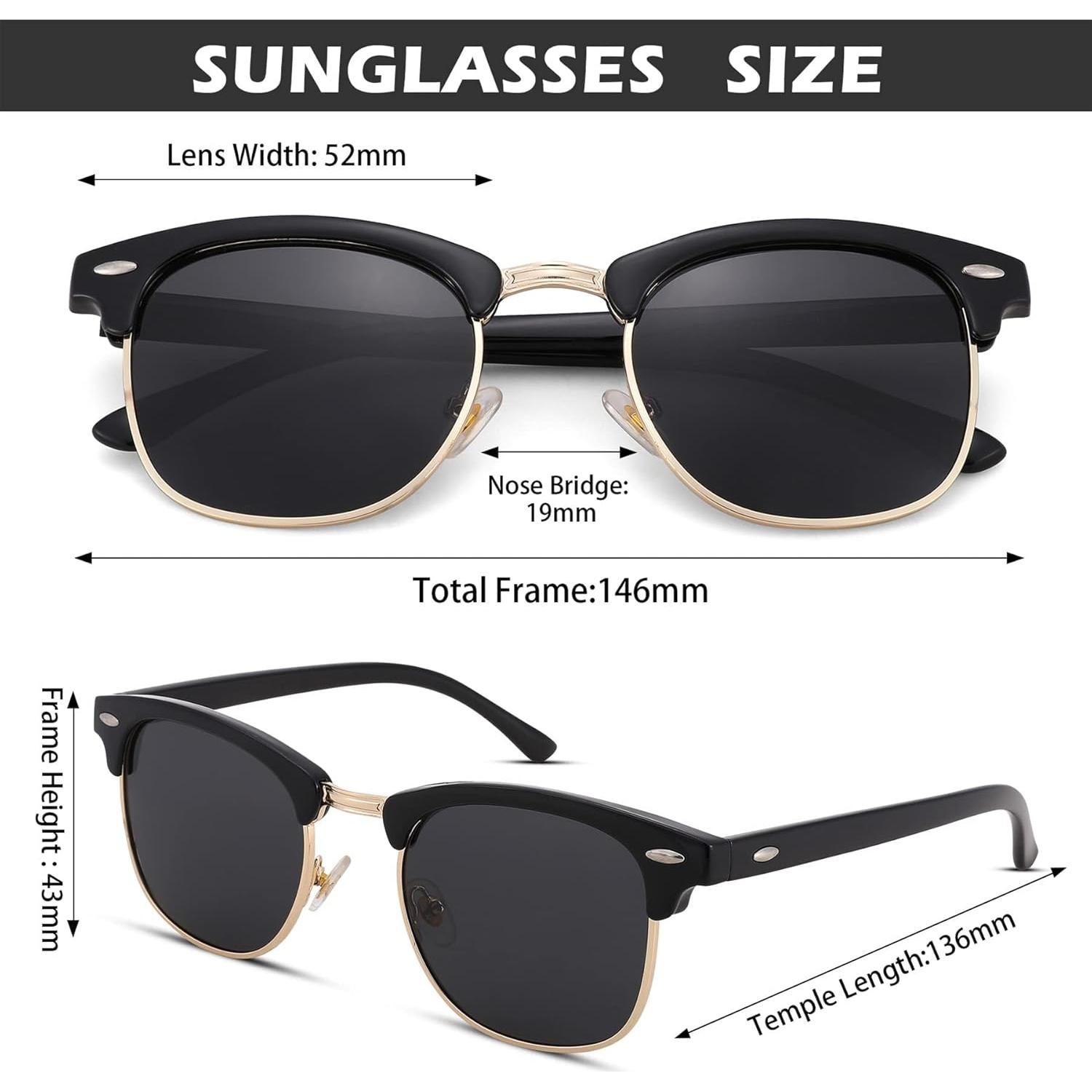 Gafas de sol polarizadas Pro Acme UV 400 Unisex 2 piezas