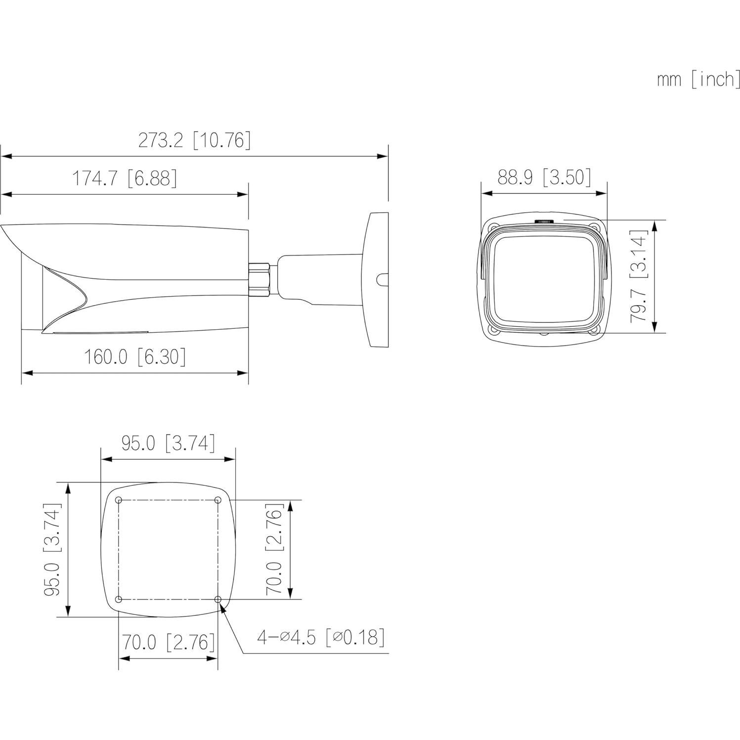 Cámara IP Bullet IR EmpireTech 4MP Starlight 8-32mm