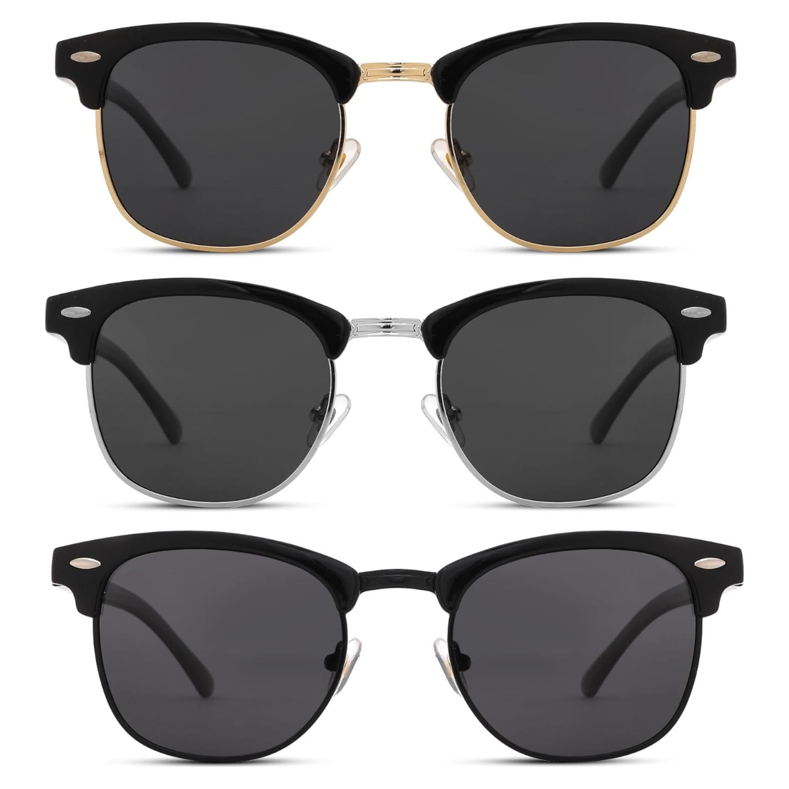 Gafas de sol Pro Acme UV400 polarizadas unisex semi sin montura