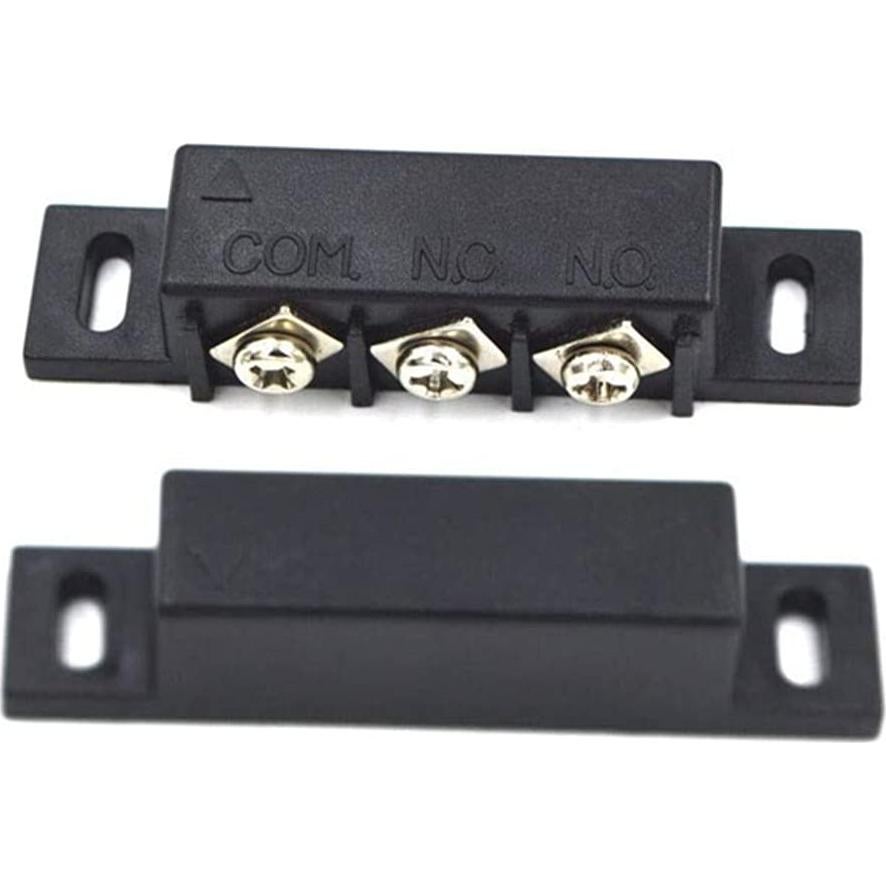 4 Conjuntos Interruptor de Puerta Magnética Bnafes NC NO 10W