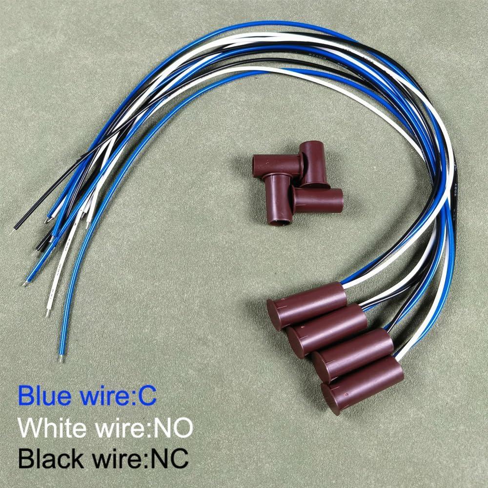 4 Interruptores Magnéticos Reed Gebildet Marrón NO/NC 100V