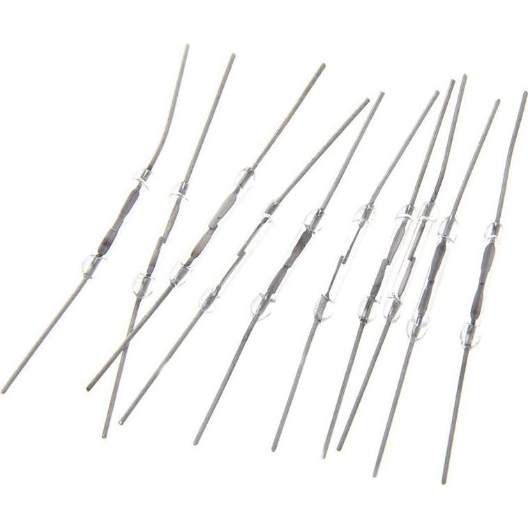 Interruptor Reed Normalmente Abierto Asukohu 14x2mm 10 Pcs