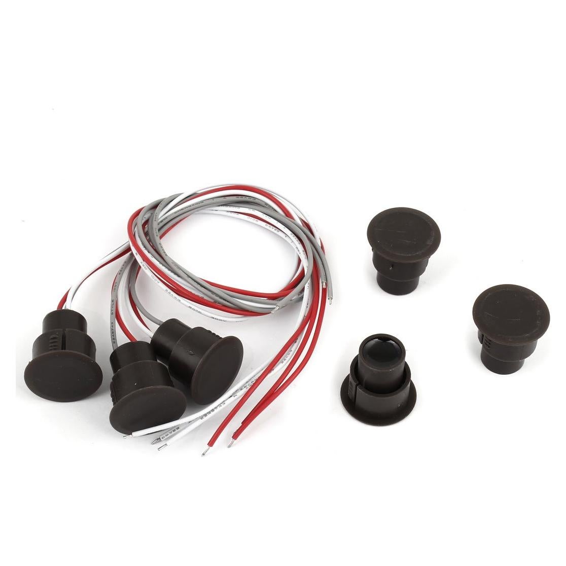 Interruptor Magnético de Puerta Uxcell 3 Piezas NO/NC 2.2cm