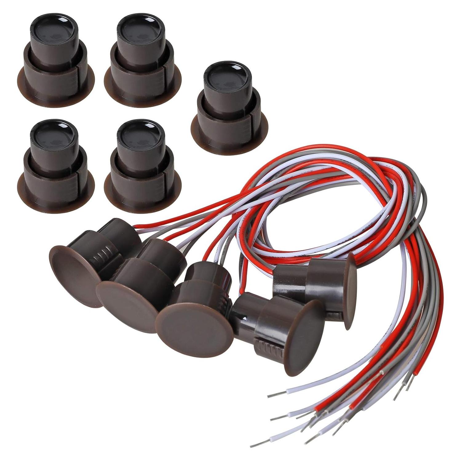 Interruptor Magnético Recesado BNYZWOT RC-36 para Alarma - 5 Juegos