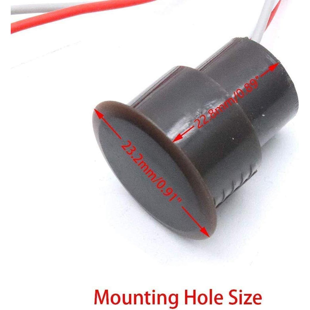 Interruptor Magnético Recesado BNYZWOT RC-36 para Alarma - 5 Juegos