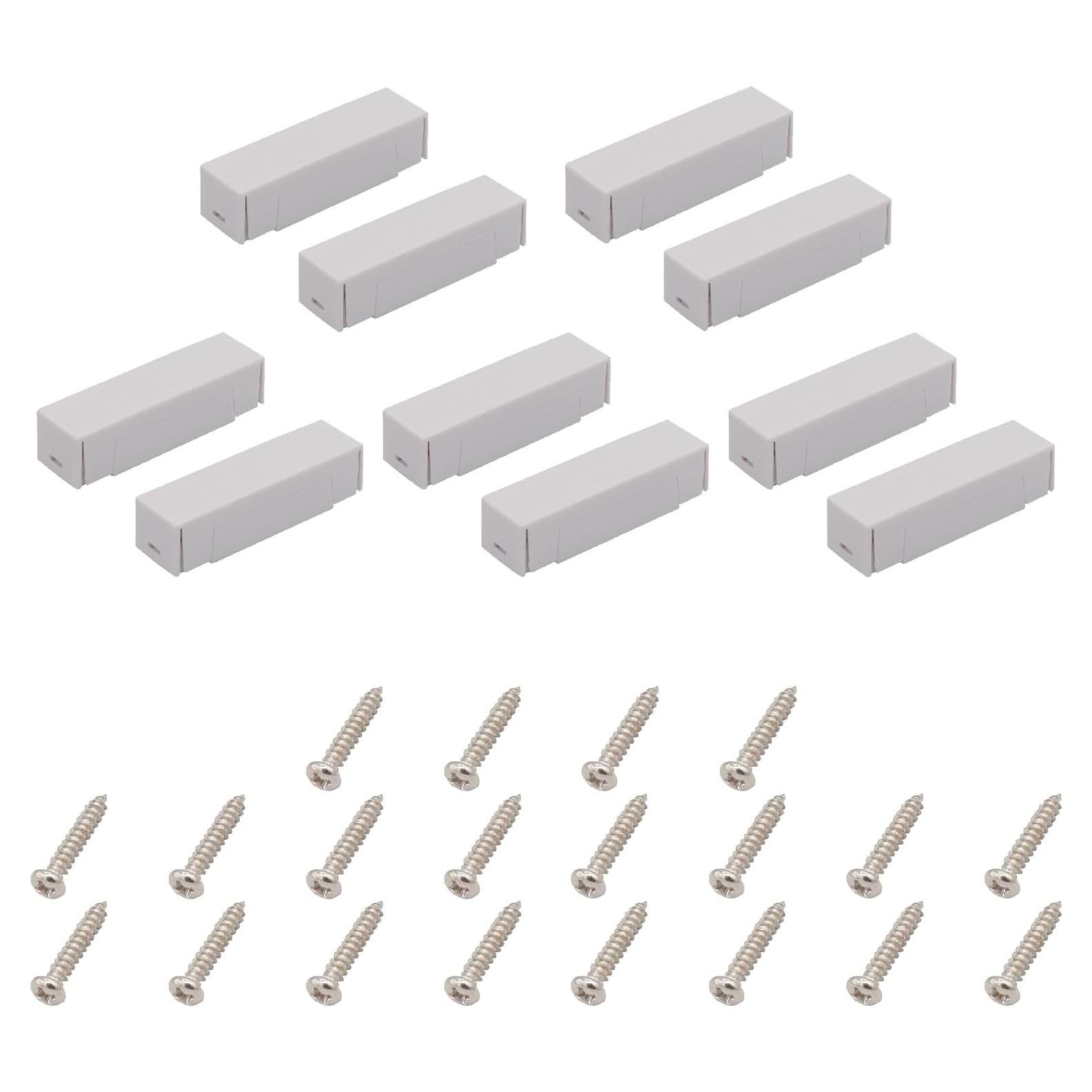 5 Pcs Interruptor Reed Magnético NC FOCMKEAS Blanco 50mm