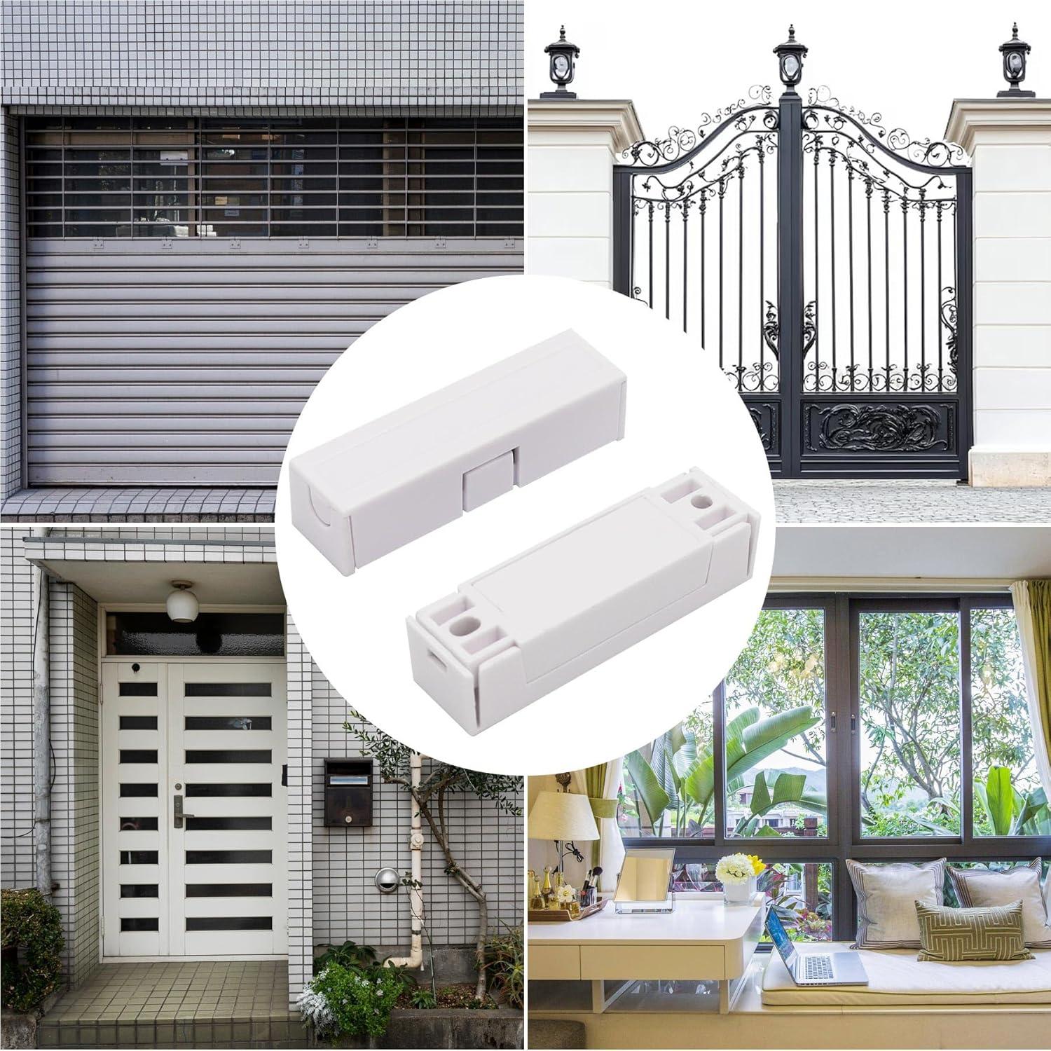 5 Pcs Interruptor Reed Magnético NC FOCMKEAS Blanco 50mm