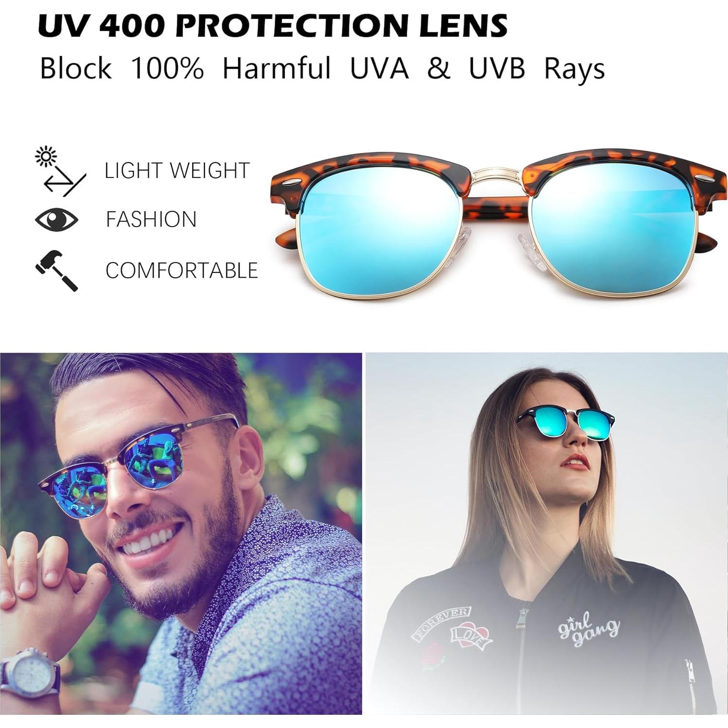 Gafas de Sol Pro Acme Semi-Sin Montura UV400 Polarizadas