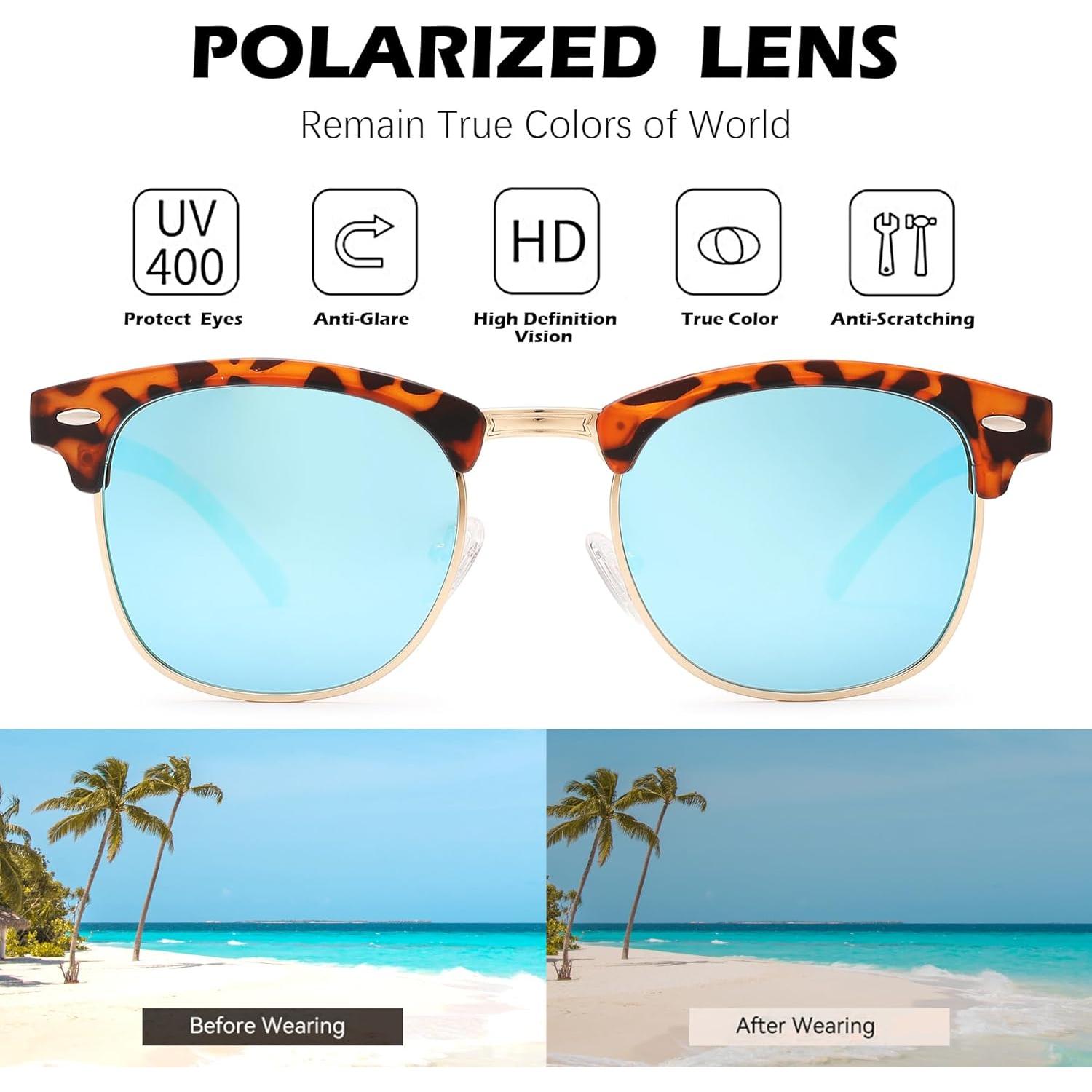 Gafas de Sol Pro Acme Semi-Sin Montura UV400 Polarizadas