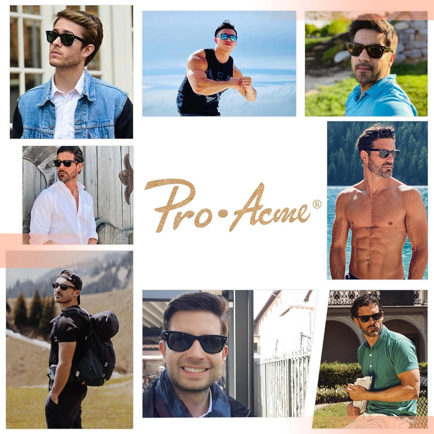 Gafas de sol Pro Acme UV400 polarizadas unisex negras