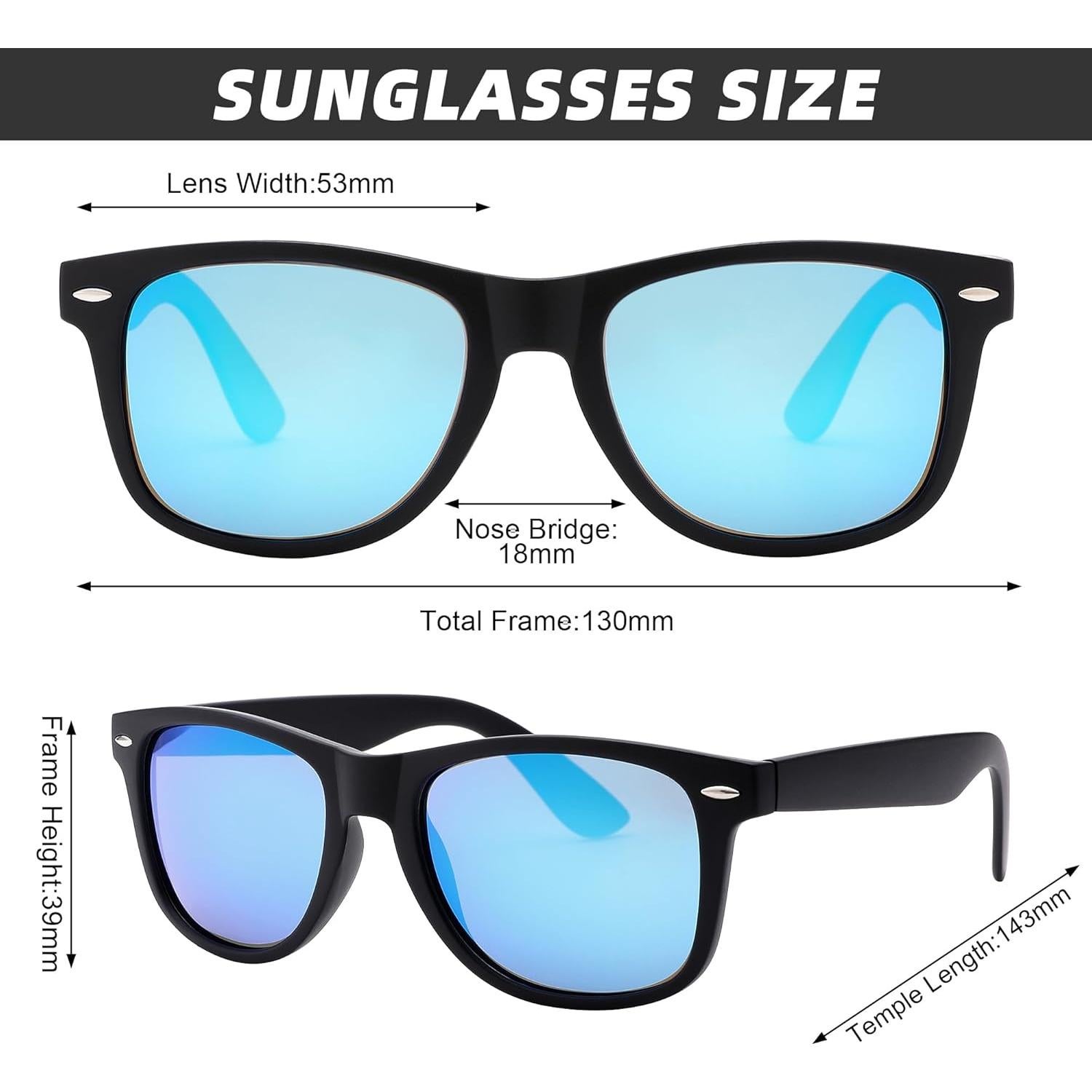 Gafas de sol Pro Acme UV400 polarizadas unisex negras