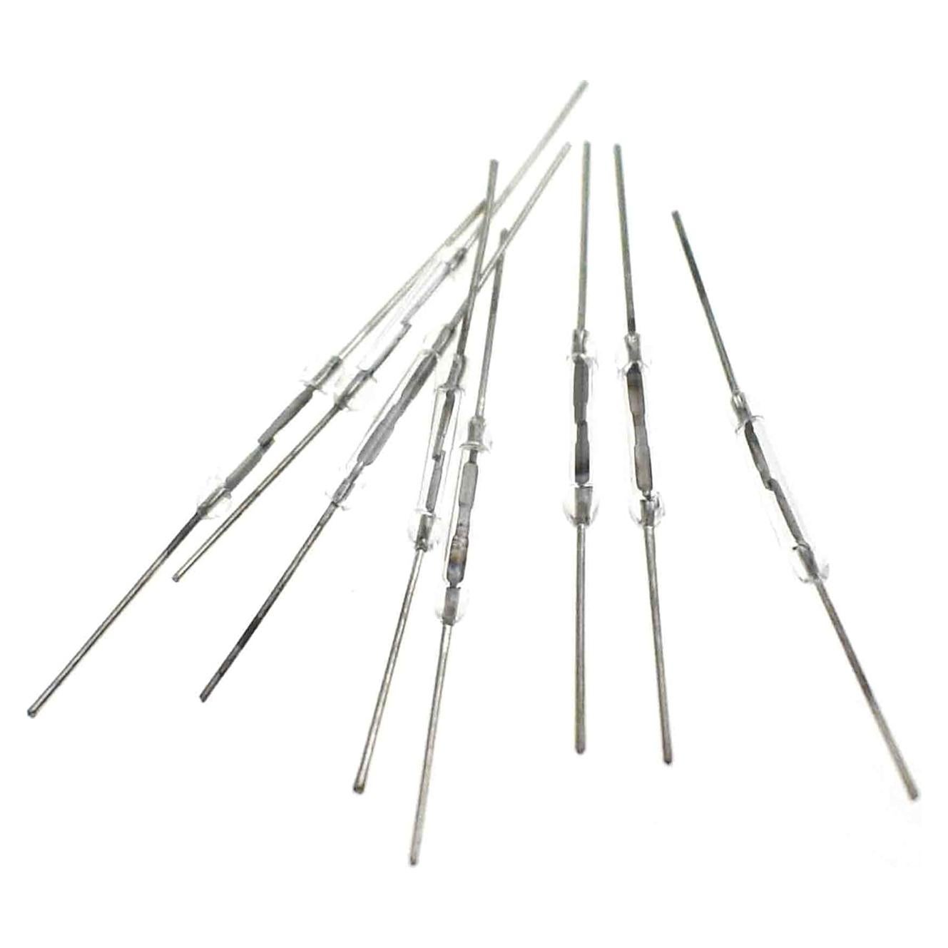 5pcs MKA-14103 Tone Leads Glass N/O SPST Reed Switches 10-15AT 2 x 14mm A