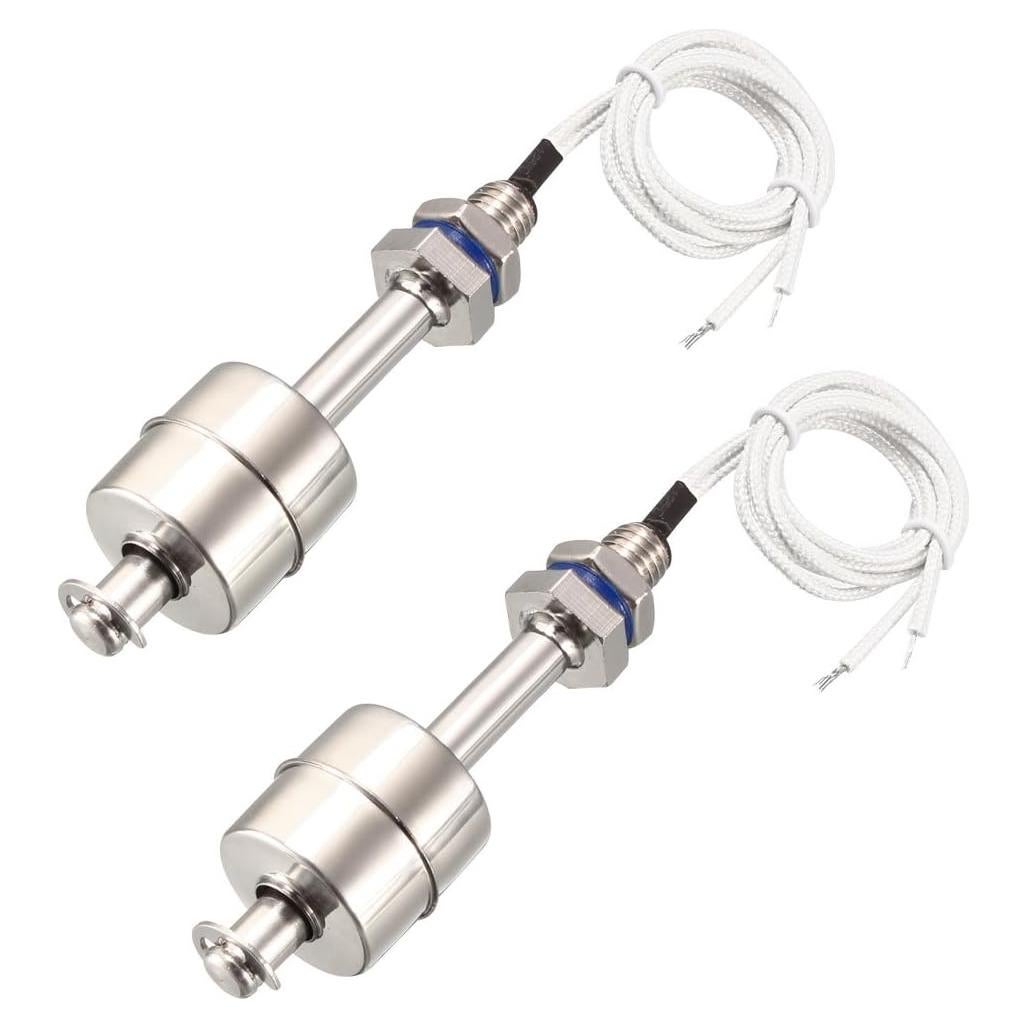 Interruptor de Flotador uxcell M11 Acero Inoxidable 90mm 2 Piezas