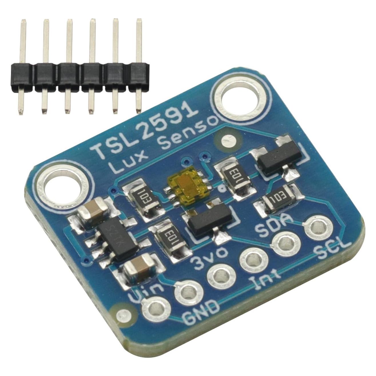 Módulo Sensor de Luz Digital TSL2591 I2C 3.3V-5V - Alta Precisión