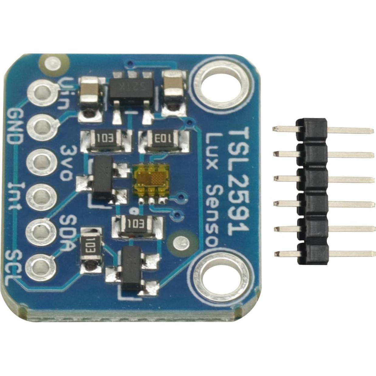 Módulo Sensor de Luz Digital TSL2591 I2C 3.3V-5V - Alta Precisión