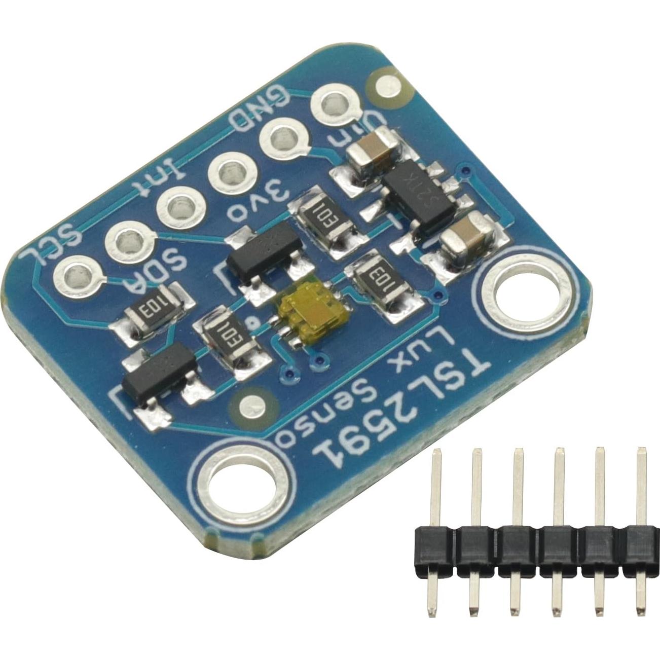 Módulo Sensor de Luz Digital TSL2591 I2C 3.3V-5V - Alta Precisión