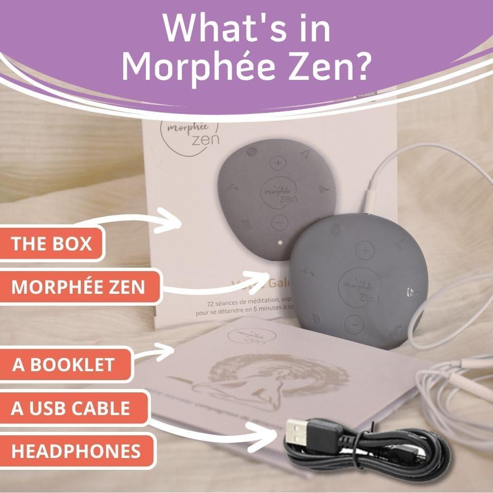 Morphée Zen | Dispositivo de Sonido para Meditación | 72 Sesiones