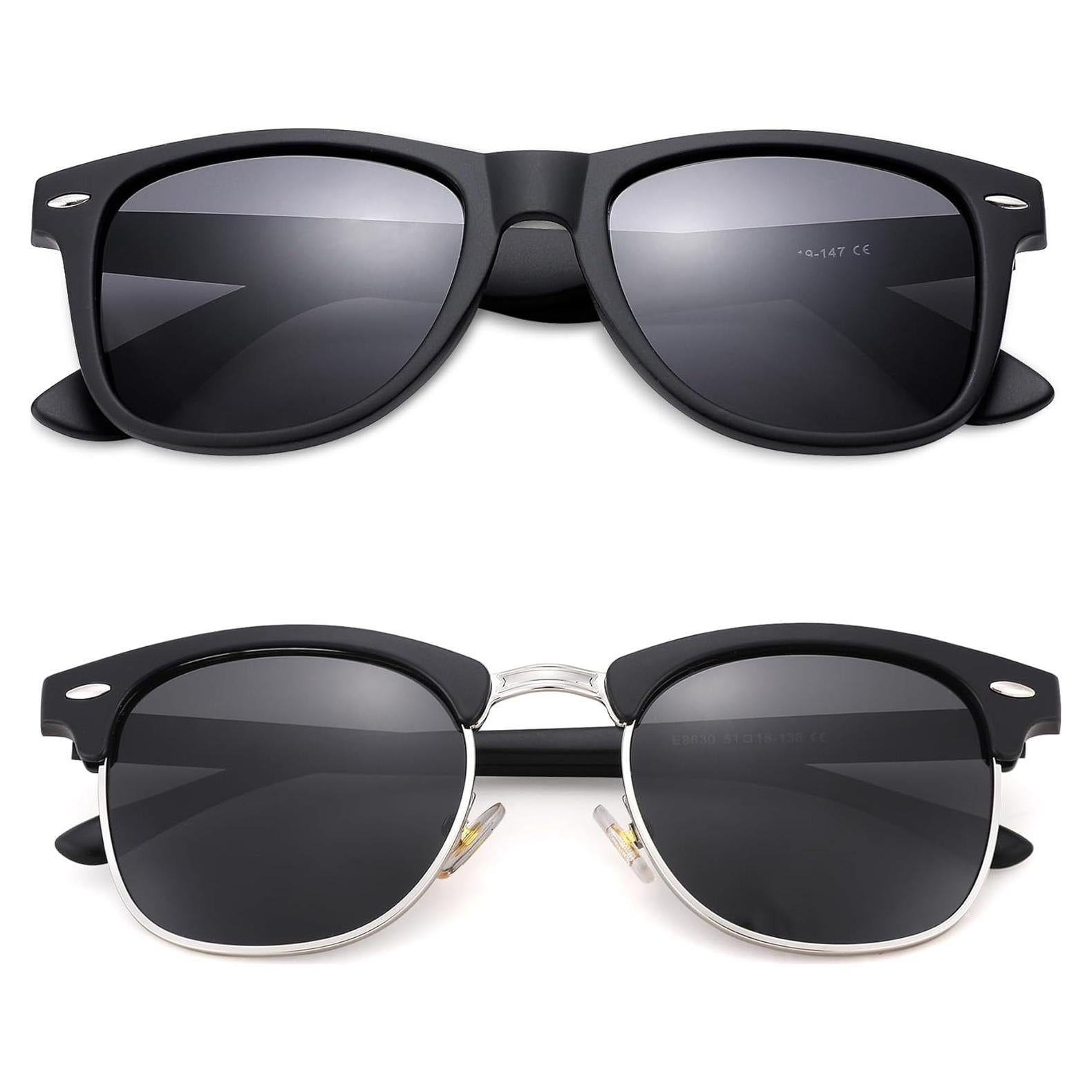 Gafas de sol polarizadas Pro Acme UV 400 unisex semi sin montura